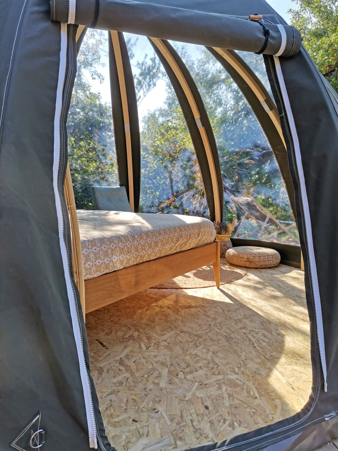 Bulle Provence en extérieur dans la Drôme