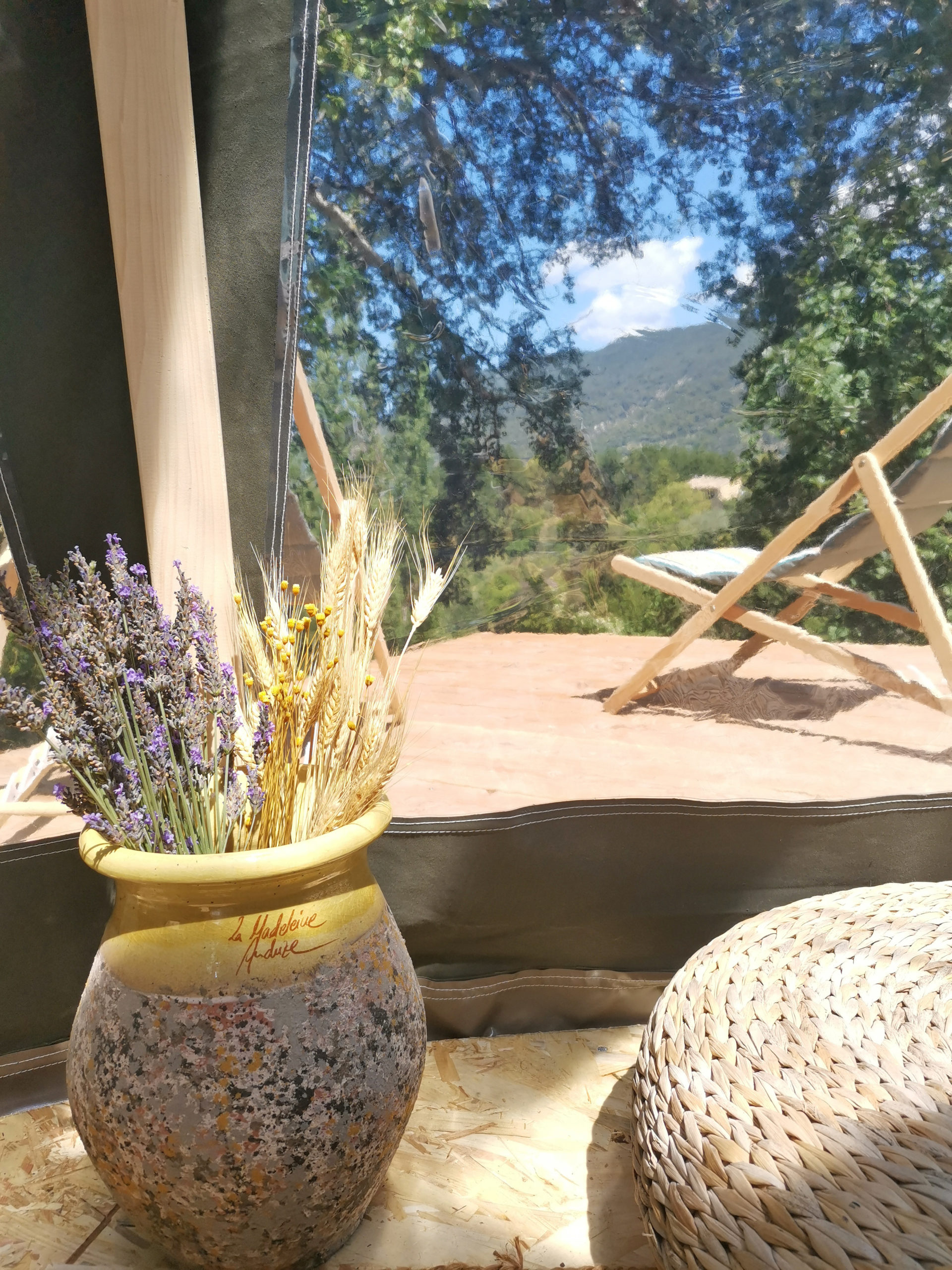 Bulle Provence pot en terre et lavande