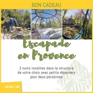 Bon cadeau "Escapade en Provence"