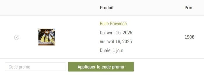 j'ai reçu un bon cadeau